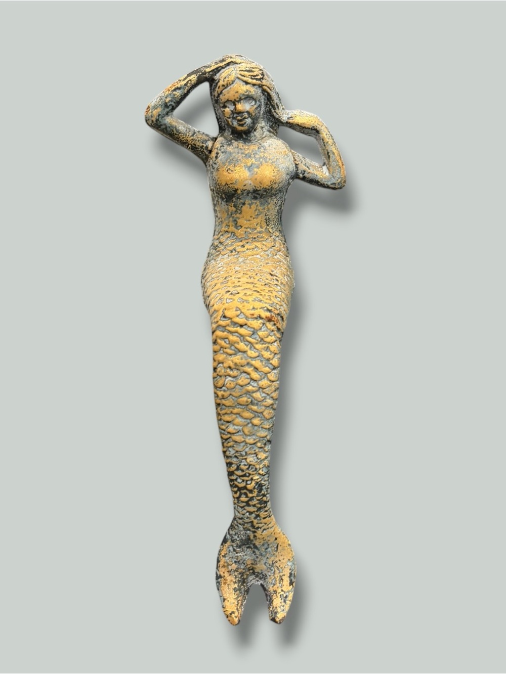 Cast Iron Mermaid Shelf Sitter